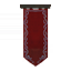 Red banner in Valheim